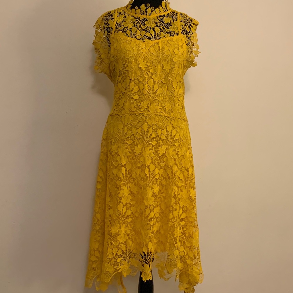 Bright Yellow Marks & Spencer Dress